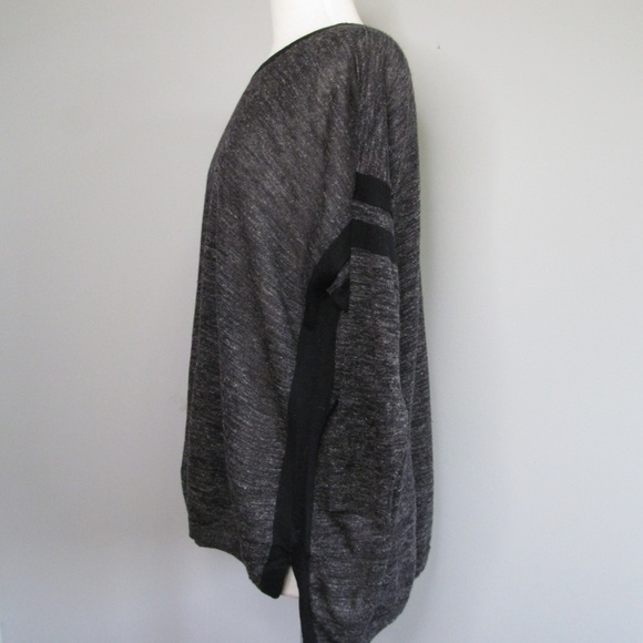 J CREW Gray Linen Alpaca Blend Pullover Tunic Top Women's Size Large - Picture 2 of 10